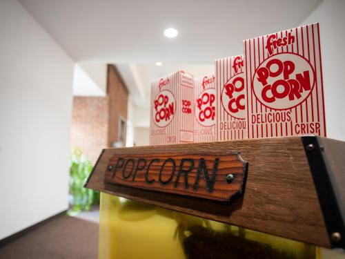 Popcorn machine on 3rd floor