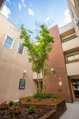 Front courtyard of Lyric Square
